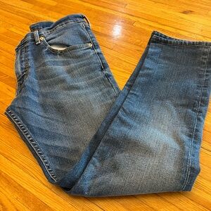 Levi's Blue Denim Jeans with Tan Label